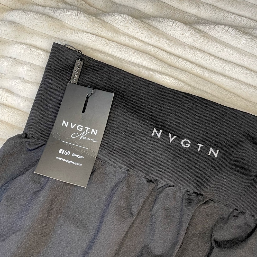 NVGTN Large black solid seamless leggings